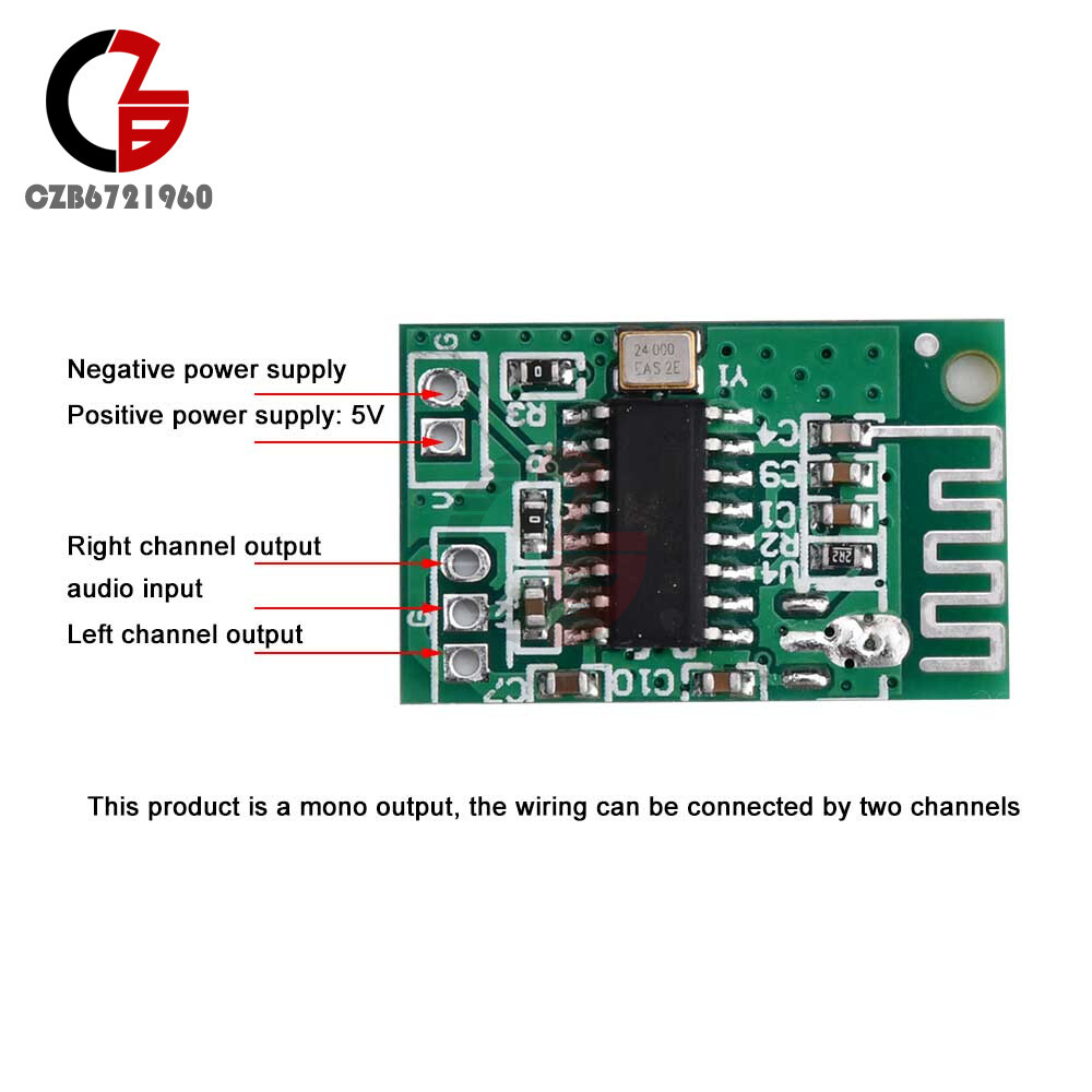 1/2/5/10PCS DC5V Bluetooth 5.0 Digital Audio Amplifier Board Receiver Module