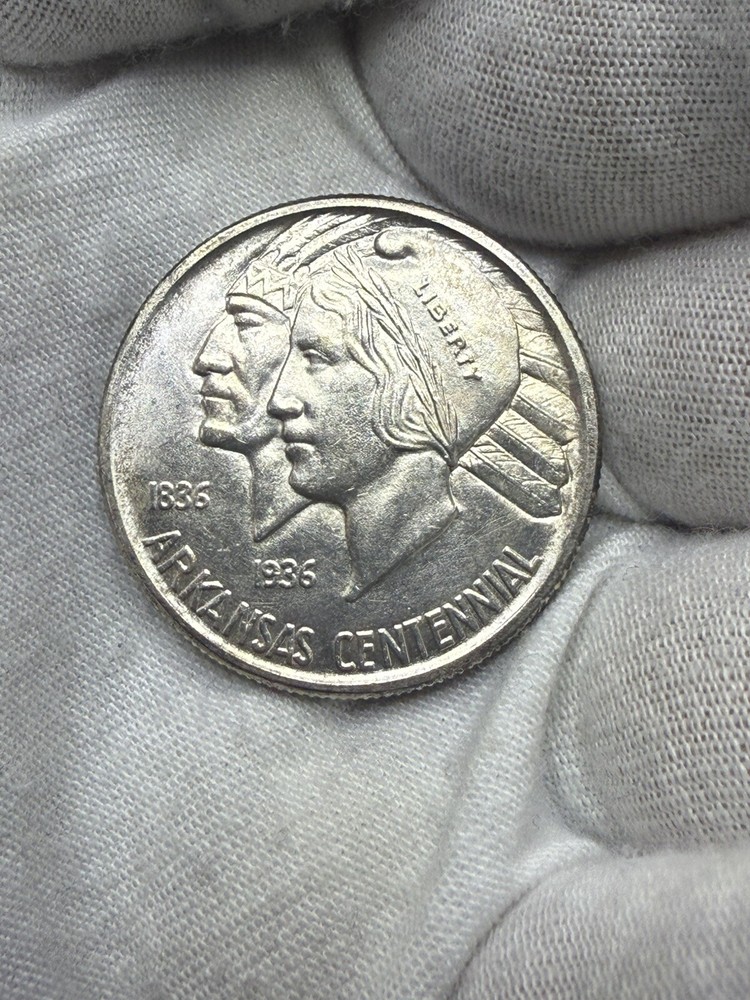 1938 Arkansas Silver Half Dollar GEM BU *UNCIRCULATED* MS I117