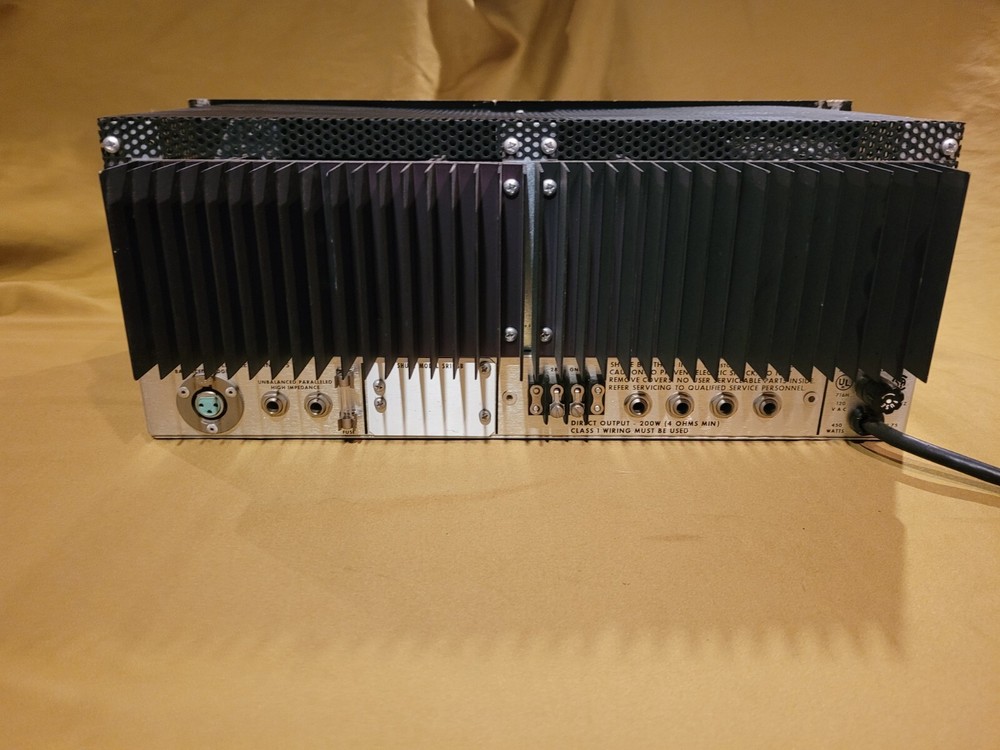 Shure SR105 Series Solid State Mono Power Amplifier Tested Nice Vintage