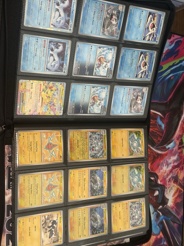 Surging Sparks Master Base Set w/ Reverse Holo 348 Cards W/ Binder!!