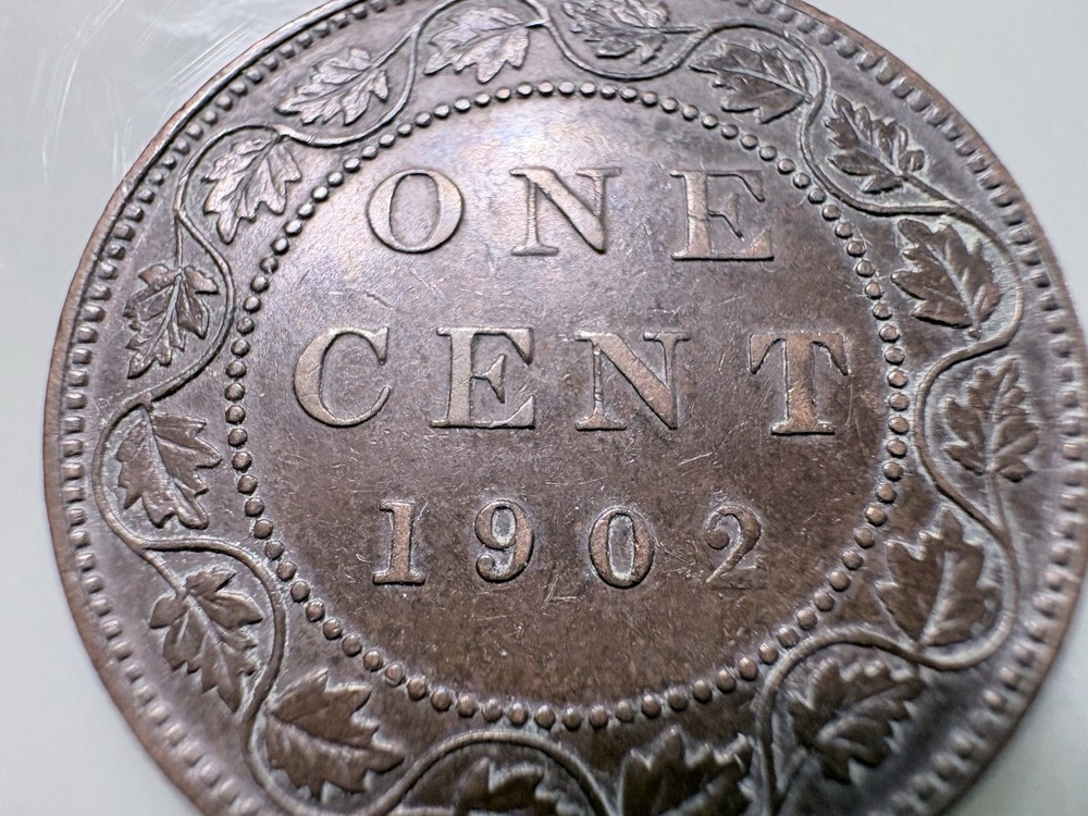 1902 Canada Large Cent Copper Coin Fast Shipping