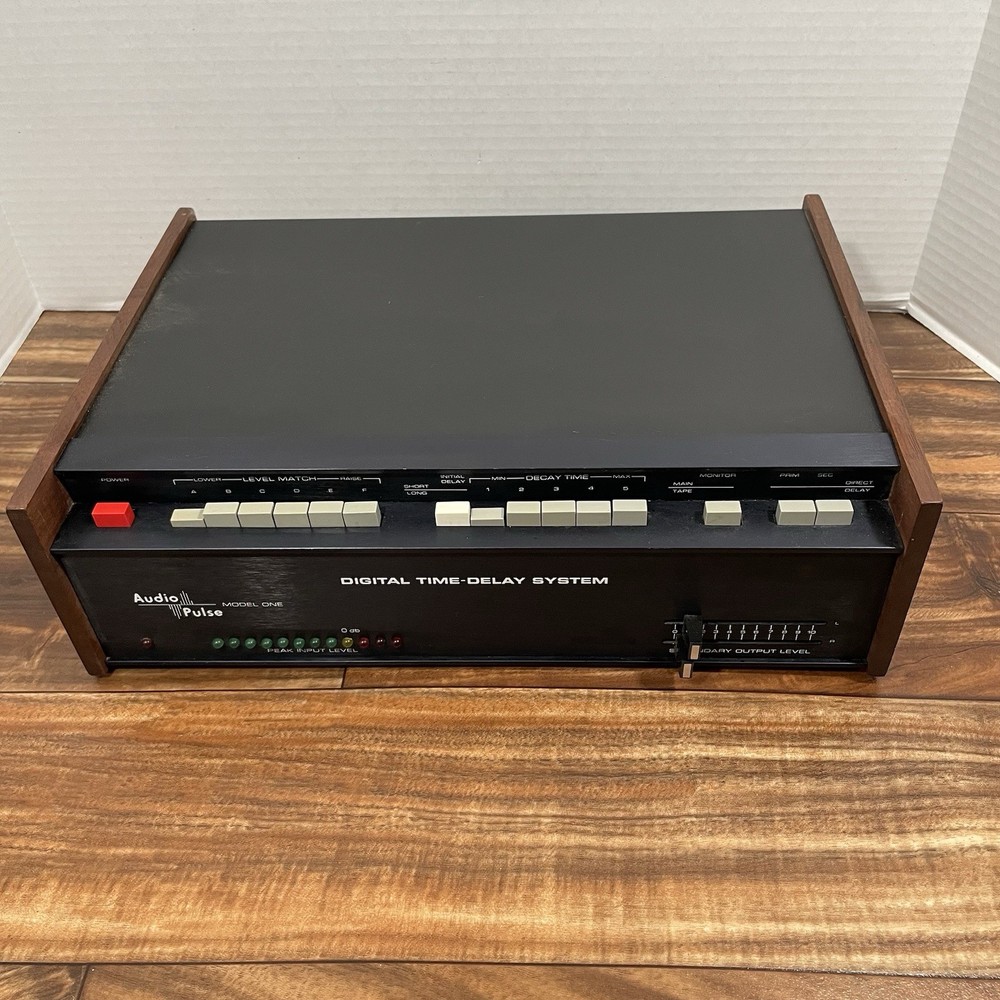 1976 Model One Audio Pulse Digital Time Delay System Powers On HUMS READ