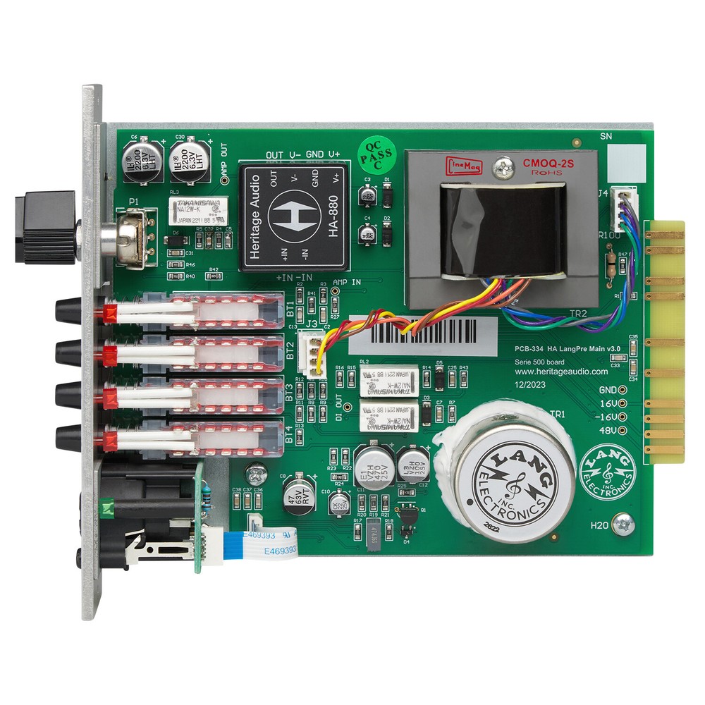 Heritage Audio LANG Electronics 500 Series NY-Style Preamplifer