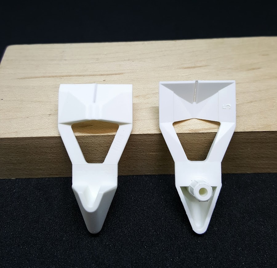 Locking Shelf Support 5mm" x 5/8" 24pcs #1838 white