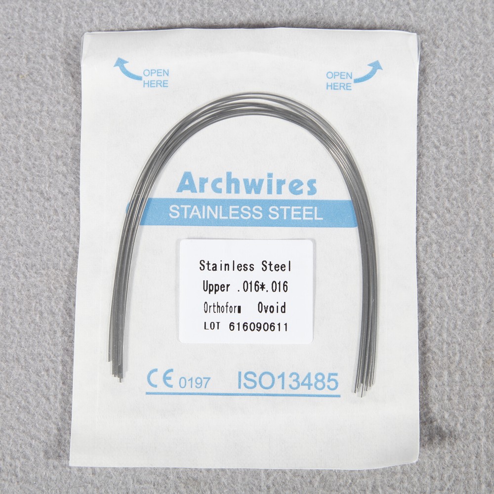 Dental Orthodontic Arch Wire Stainless Steel Rectangular Oval