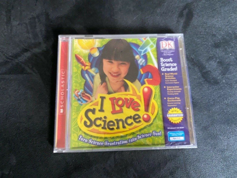 I Love Science! By Scholastic Ages 7-11 [Windows/Mac CD-Rom].     SEALED