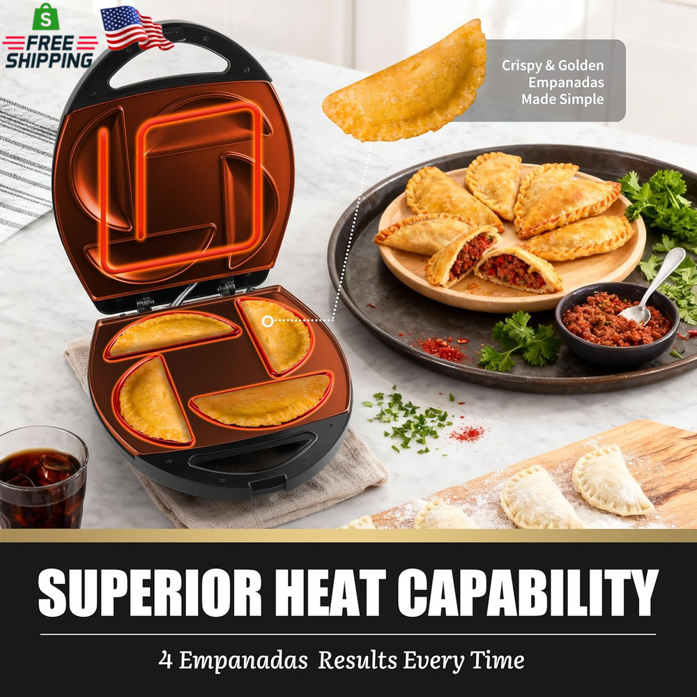 Electric Empanada Maker Machine with Press Mold,Large Dumpling Maker Press,Piero