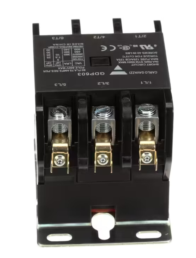 Southbend Range GDP603, Contactor, 3 Pole, 75A, Range