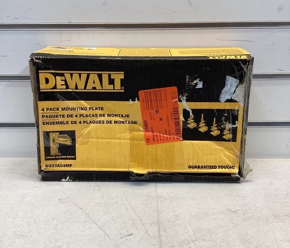 DEWALT Adjustable Leveling Floor Mounting Plate Kit for Storage Rack (4-Pack)