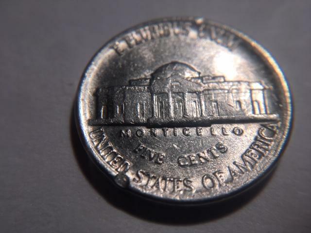 1985 P Nickel Double O In Monticello Error