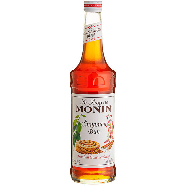 Monin Premium Cinnamon Bun Flavoring Syrup