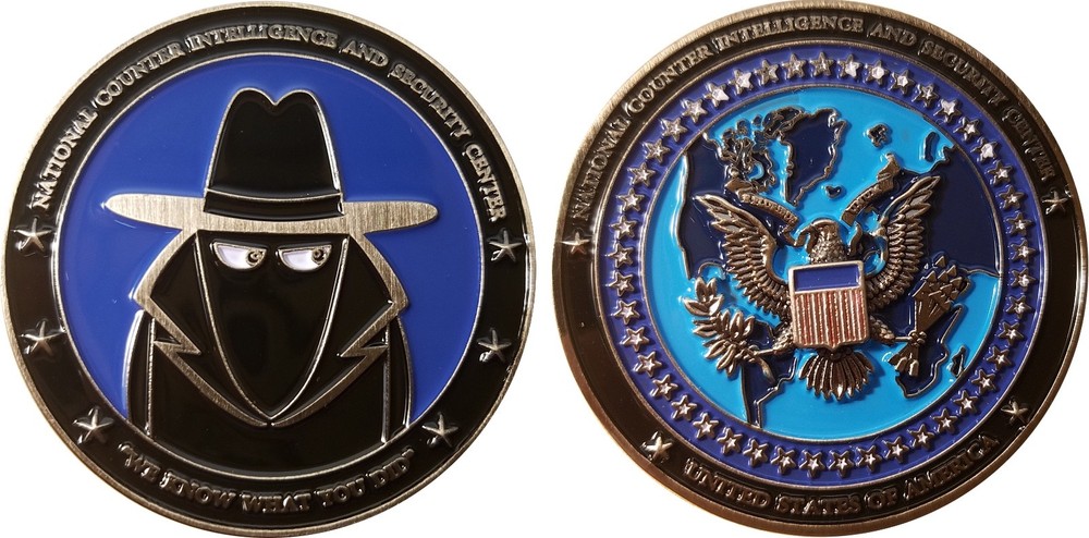 NATIONAL COUNTERINTELLIGENCE AND SECURITY CENTER challenge coin 2" a  34