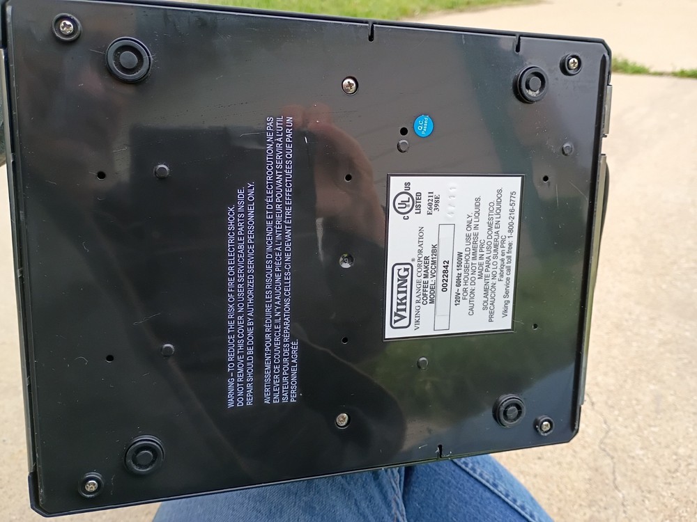 Viking Professional Programmable 12 Cup Coffee Maker Model Vccm12 Tested! NICE!