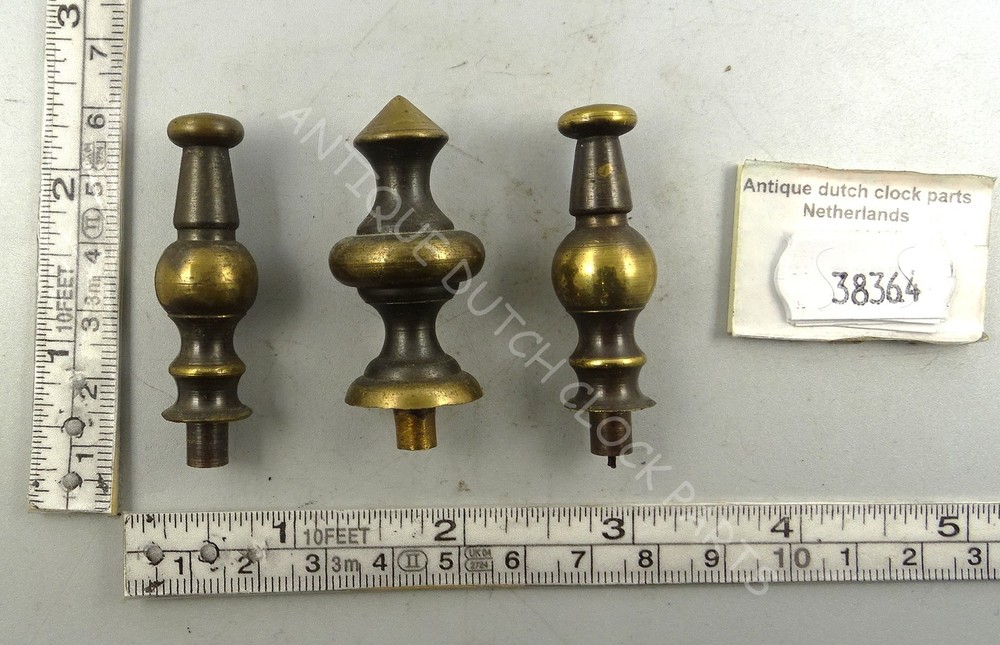 DUTCH WALL CLOCK SALLANDER TOP ORNAMENTS