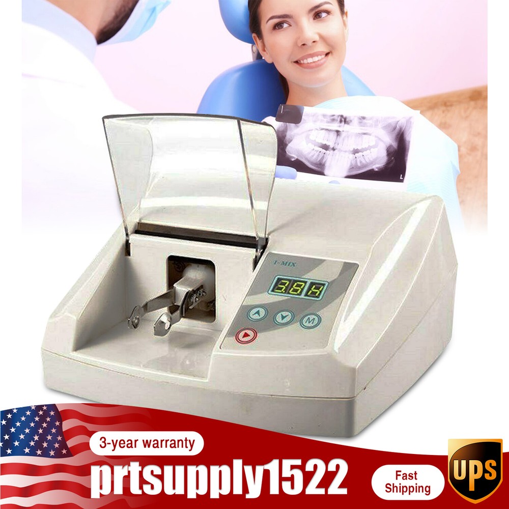 Dental Lab Digital Amalgamator Amalgam Capsule Mixer Triturator Speed Adjustable