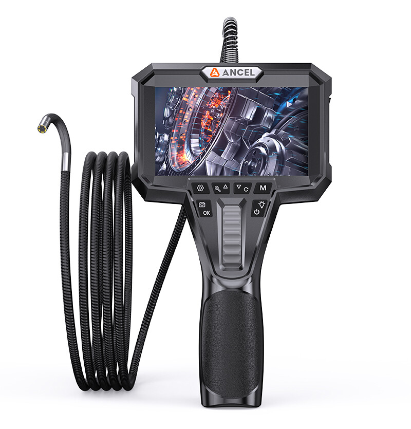 ANCEL AN301 Articulating Snake Camera 6 2mm Borescope with Continuous Recording