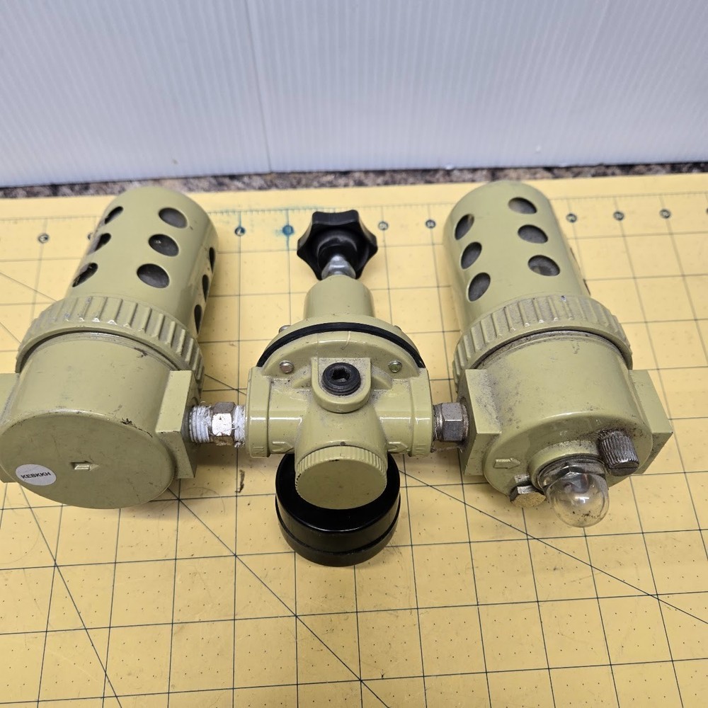 Chicago Pneumatic Filter-Regulator-Lubricator with Gauge