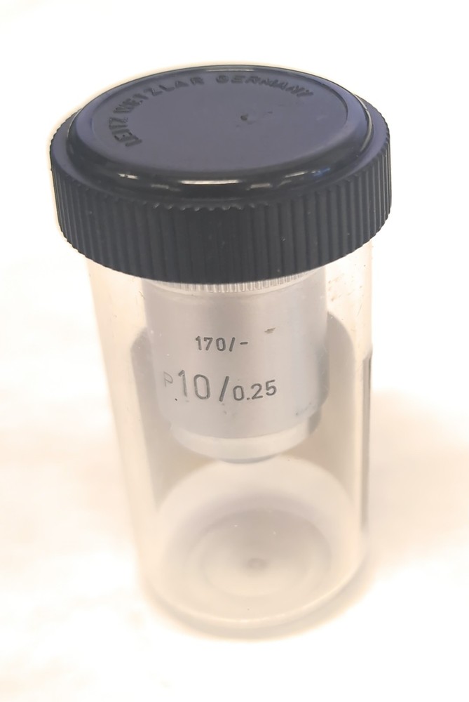 Leitz Wetzlar P 10x/0.25 Microscope Objective Lens RMS Threading 170mm