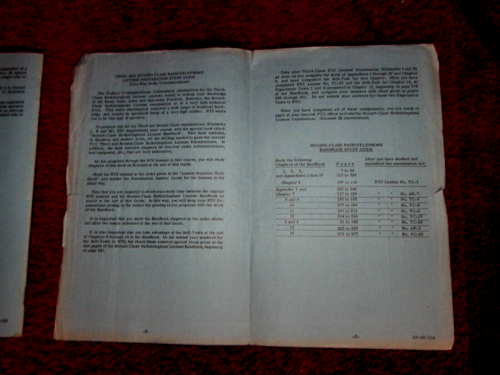 Vtg National Technical Schools Radiotelephone License Prep Study Guide