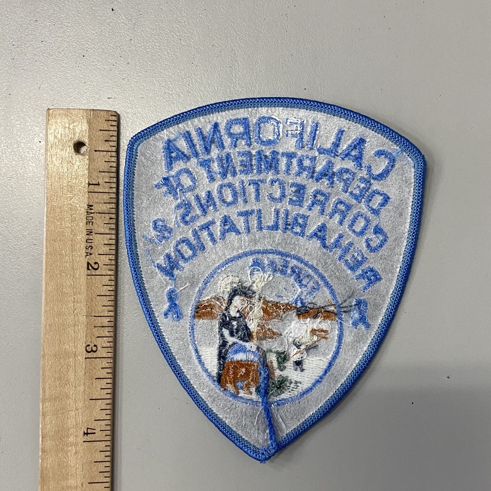 CDCR Blue Ribbon Shoulder Patch