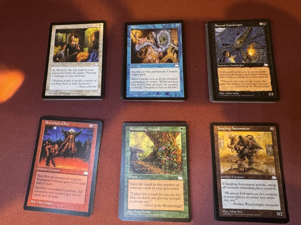 MTG Weatherlight - Complete 55 Card COMMON SET