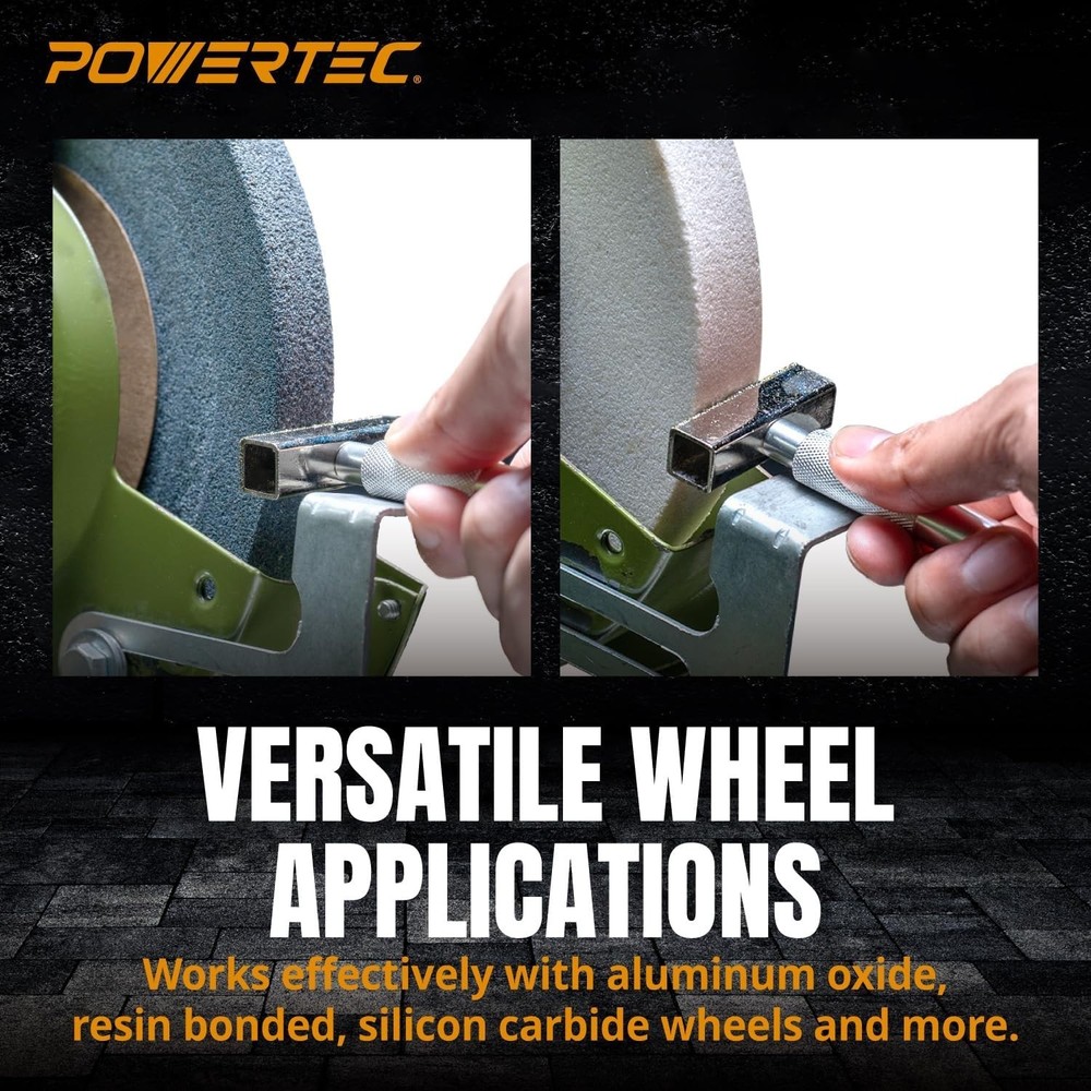 Compact Diamond Dressing Tool for Bench Grinders - 7" Long, Ergonomic Design