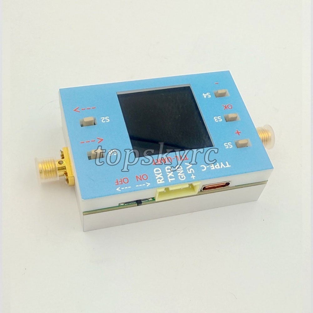 10MHz-6G 0.1DB Digital Programmable RF Attenuator TFT Display with SMA Connector