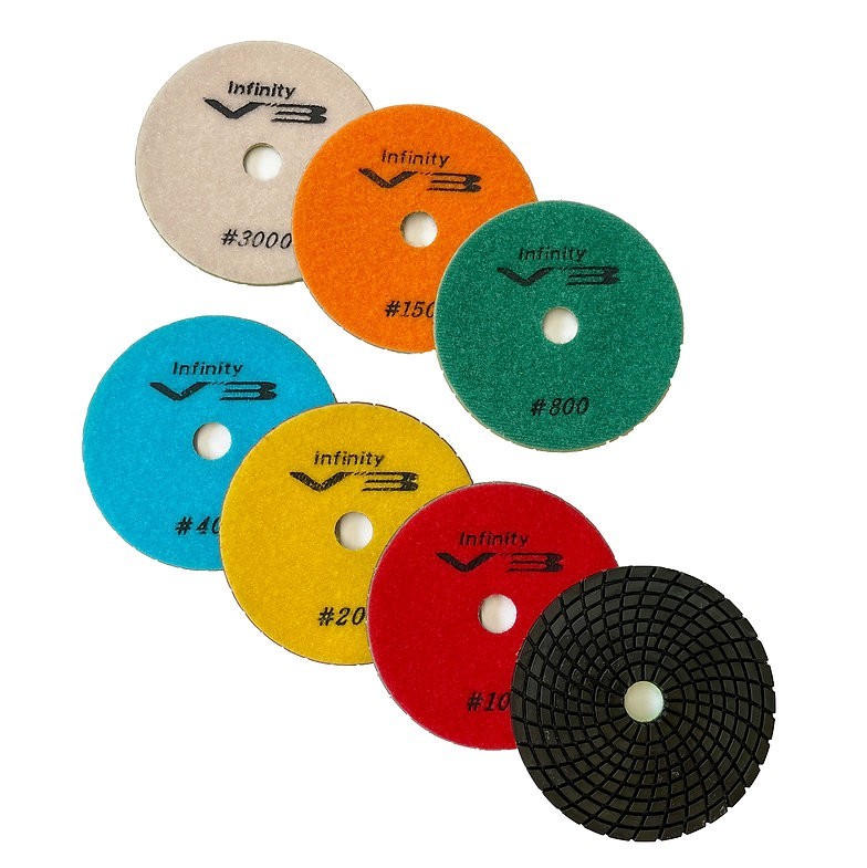 4" V3 Polishing Pads 400 Grit