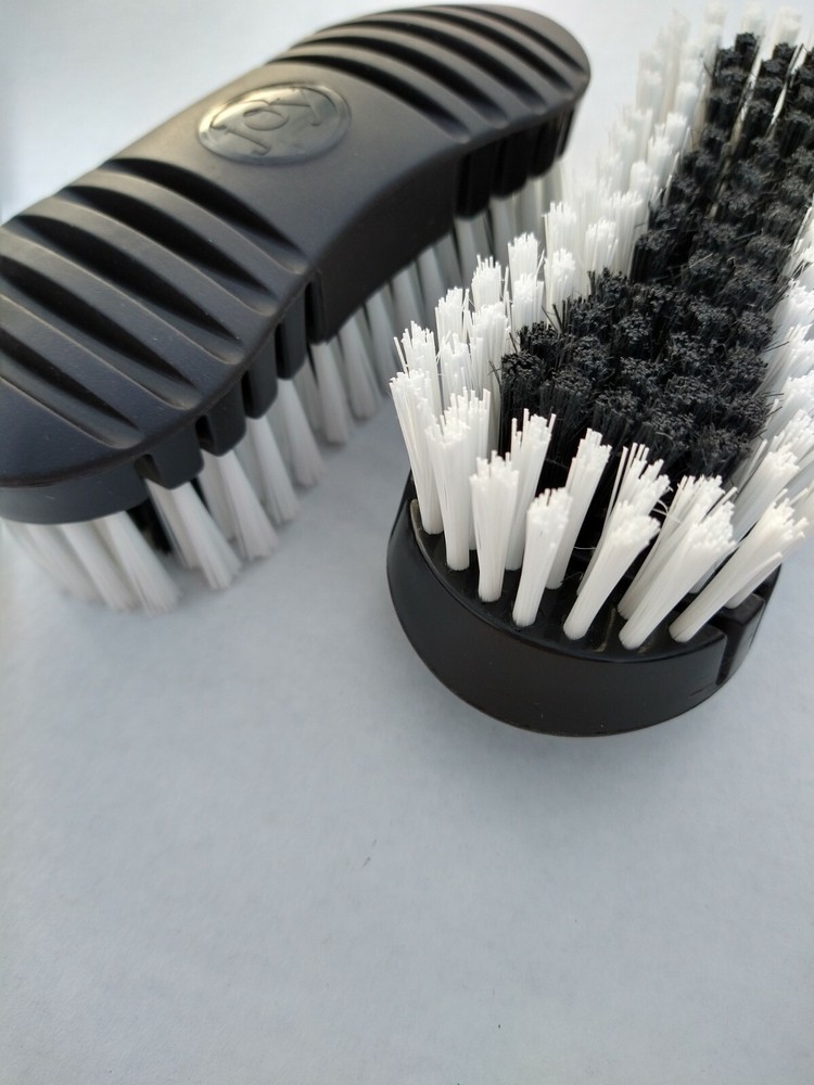 Joy Mangano Miracle Clean Heavy Duty Scrub Brush Black (2-Pack)