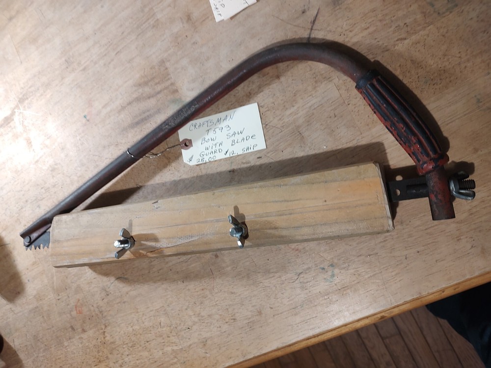 Craftsman T593 bow saw with blade guard
