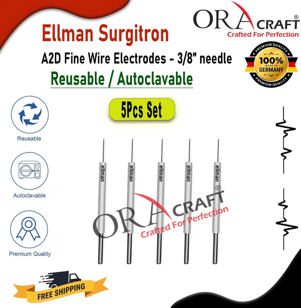 Ellman A2D Fine Wire Electrode-Twenty-Five (5) Single-Use Disposable