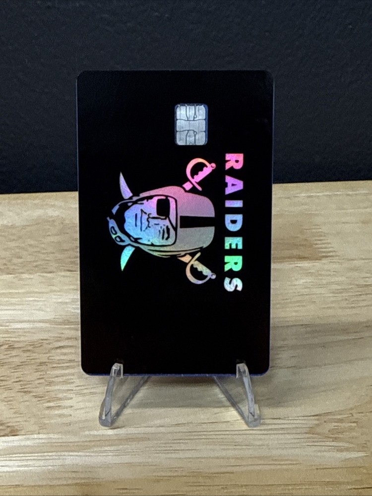 Raiders Holographic Debit Card Skin