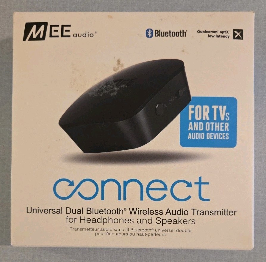 MEE - Connect Dual-Headphone/Speaker Bluetooth Wireless Audio Transmitter