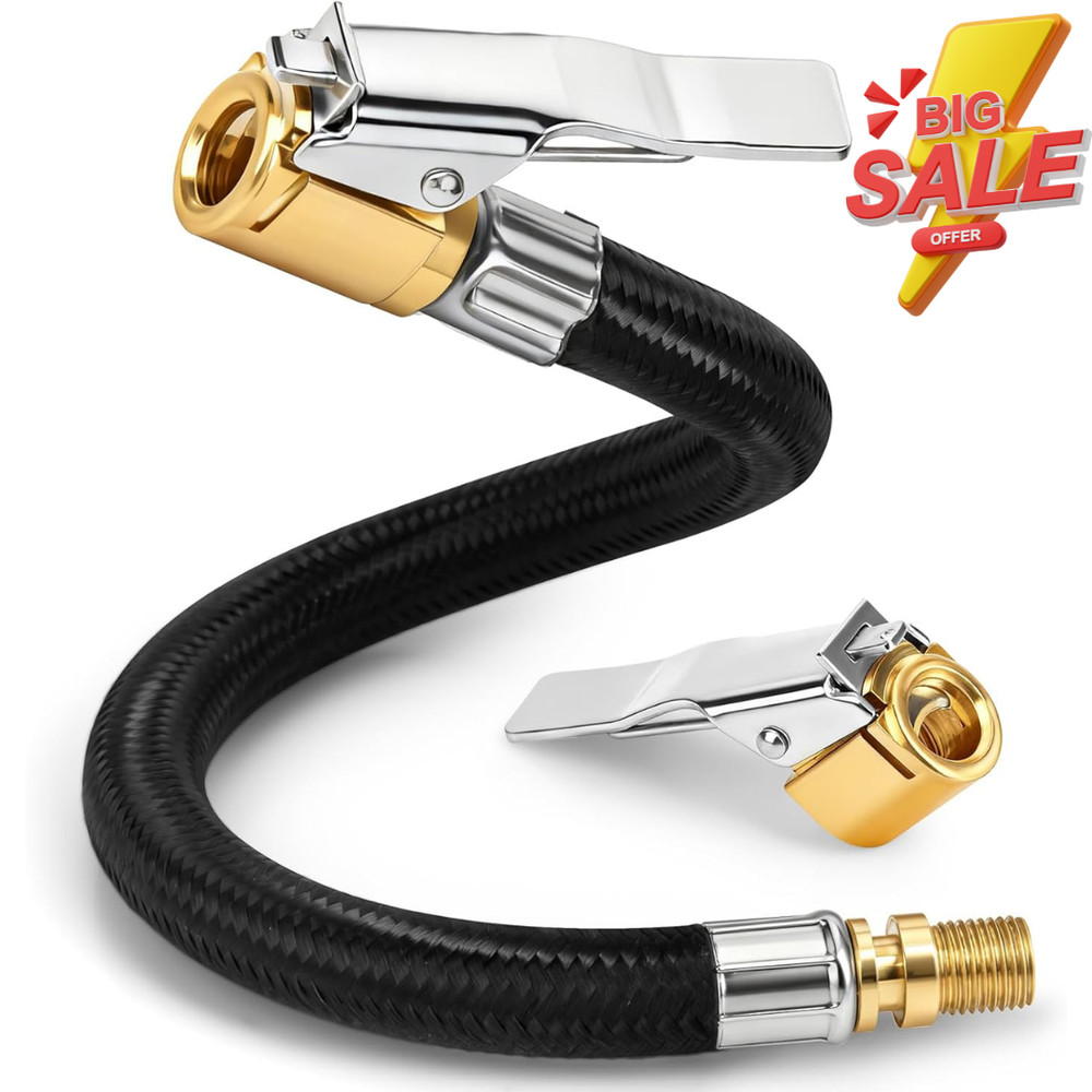 12" Quick Air Release Extention Replacement Hose for Tire Inflators