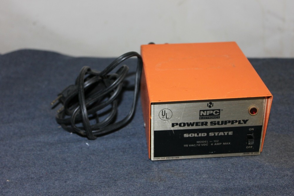 NPC 12 VOLT POWER SOURCE TESTED WORKING