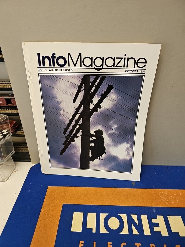 Info Magazine Union Pacific System 1987 Full Year Missing June.