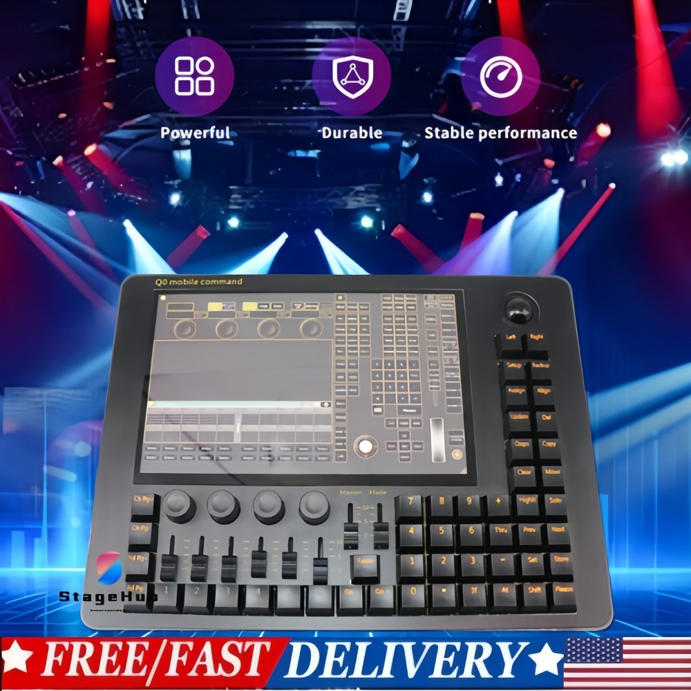 Q0 Mobile Command Touch Screen M2 Version DMX512 Console DJ Lighting Controller