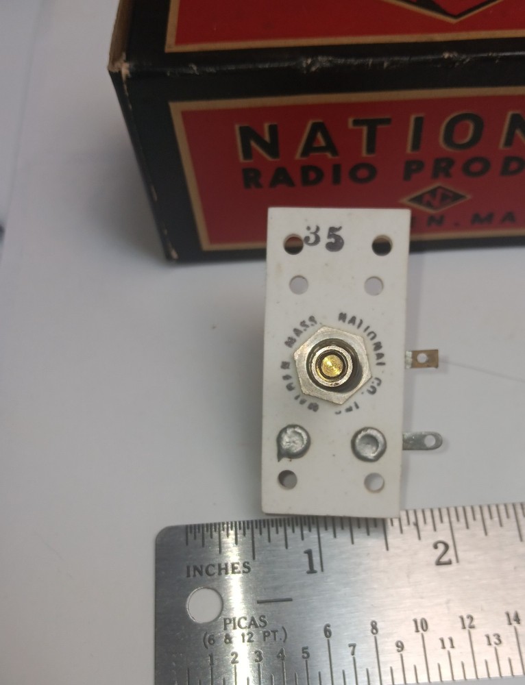 National variable capacitor condenser Um -35 NOS