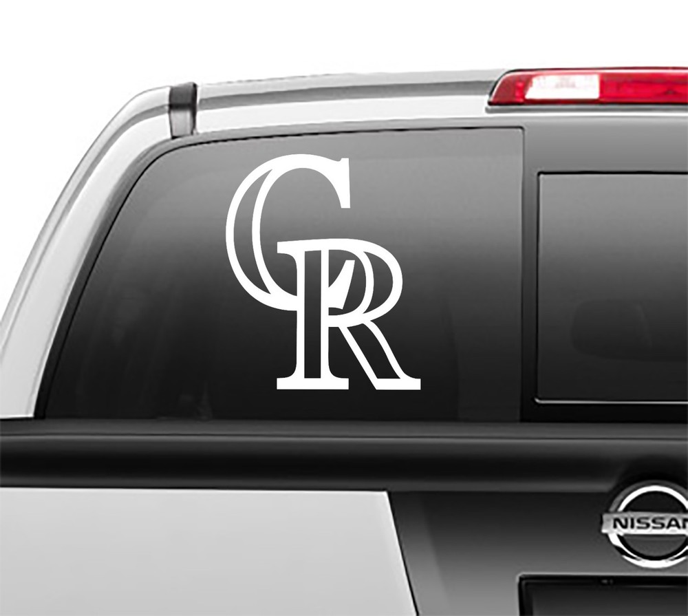 Colorado Rockies Window Sticker Vinyl Decal any size any color