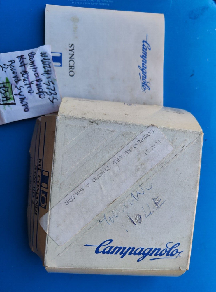 CAMPAGNOLO CONTROL KIT RECORD SYNCRO 2 IN ORIGINAL BOX LEVE COMANDO