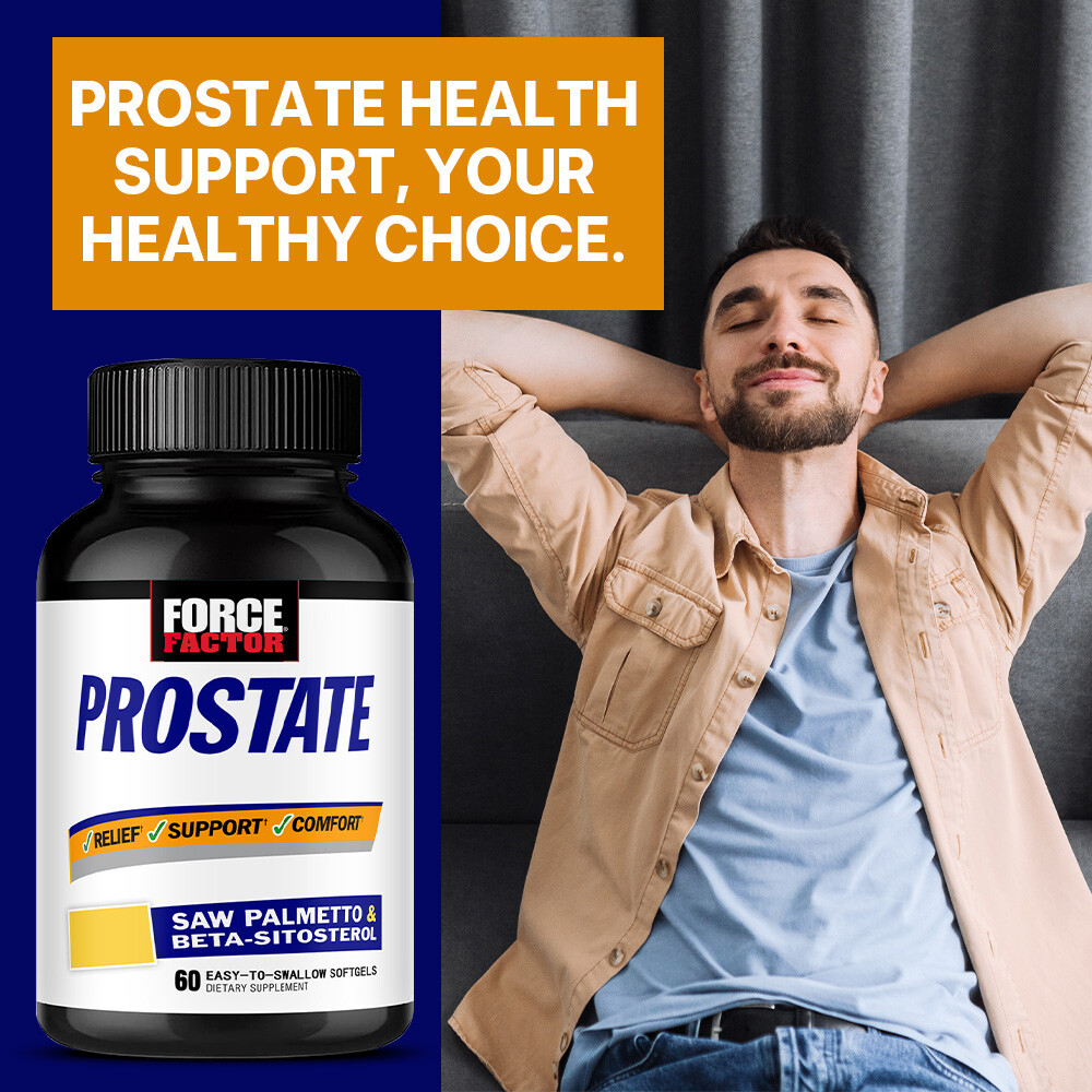Force Factor Prostate Advanced Prostate Supplement, Saw Palmetto - US