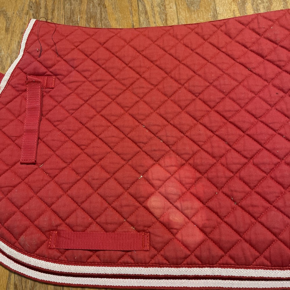 Horze Equine Hunter Jumper Saddle Pad Bright Red
