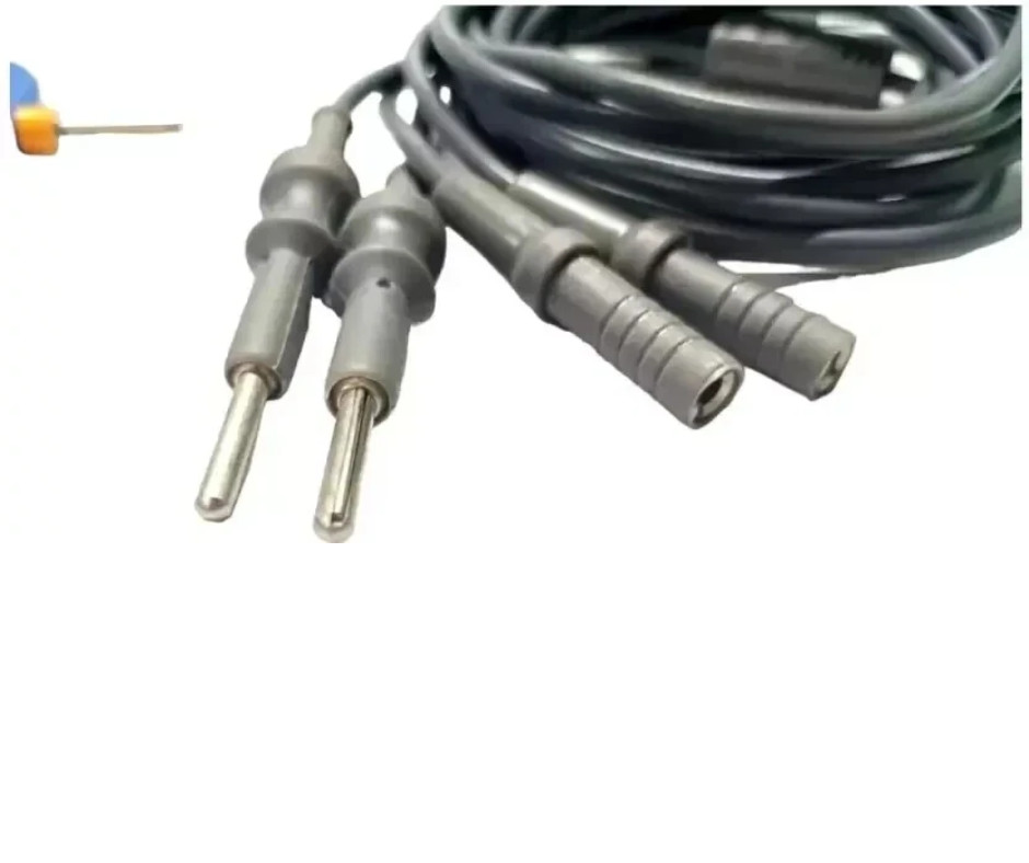 2pcs Laparoscopic Vessel Sealing Clamp with Cable Surgical SS Tools CE Approved
