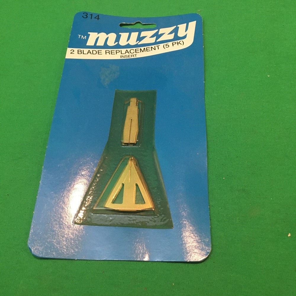 *Muzzy Replacement Blades Standard 5 Pack Item 314 (NOS)