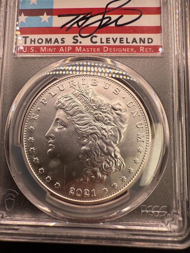 2021 D Morgan Silver Dollar PCGS MS7 100th Anniversary Advanced Release