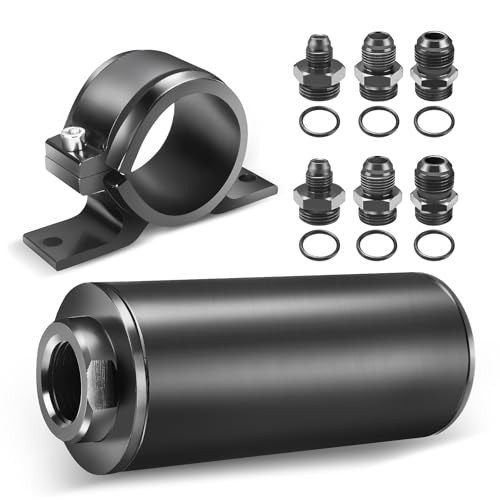 Inline Fuel Filter, 10 Microns Fuel Filter- EffectivelyFilters Gasoline &