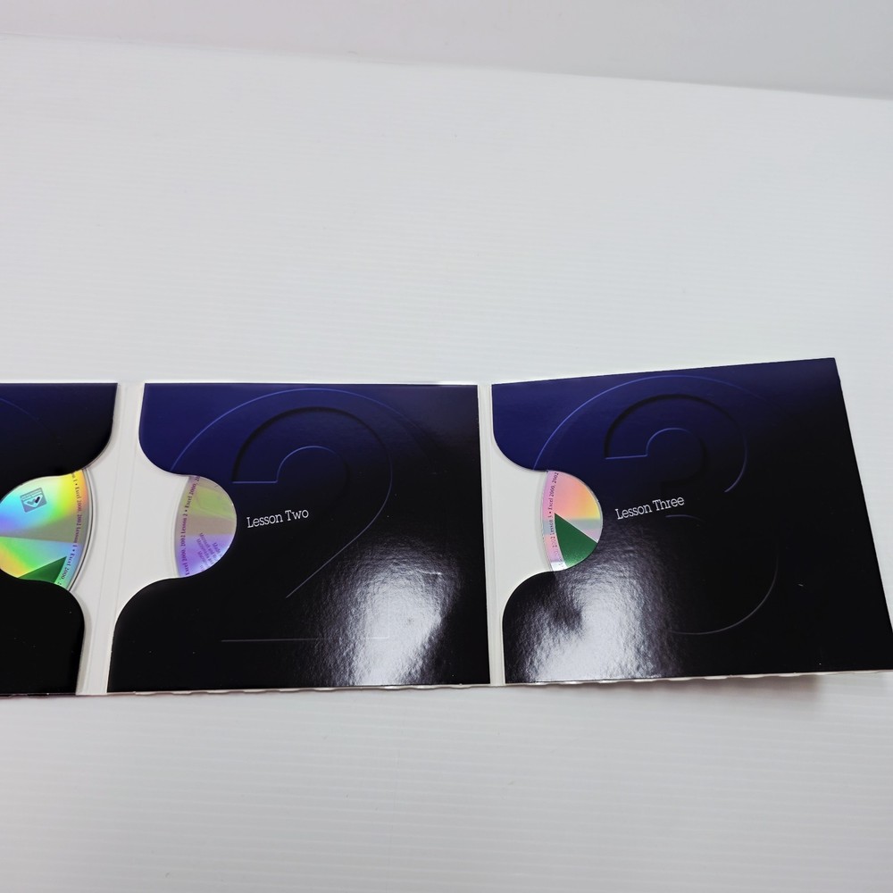 Learn Excel Fast And Easy By Video Professor 3 CD Set (PC CD-ROM, 2000-2003)