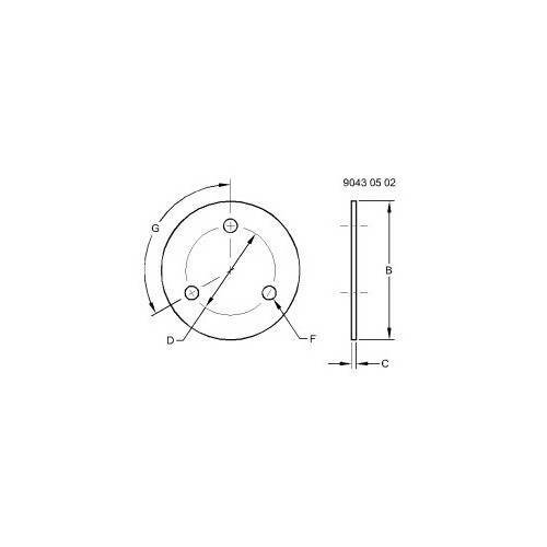 John Deere 4012817 Washer Retainer