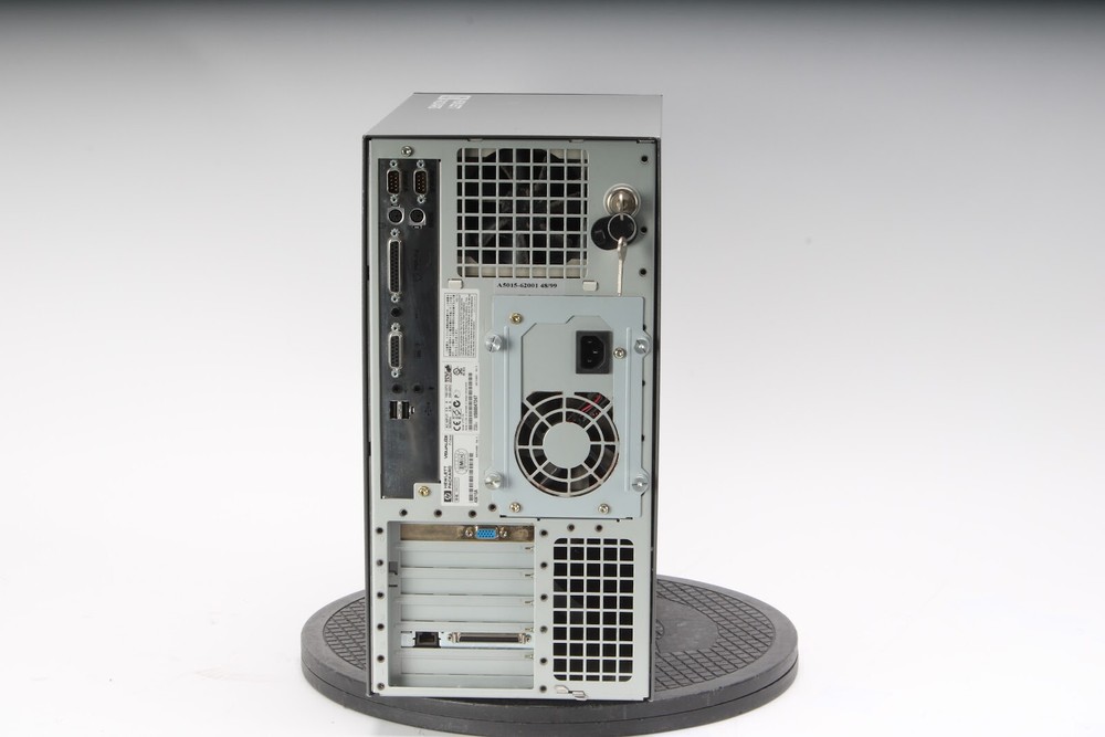 Hewlett Packard HP Visualize P600 DTPC-04 Workstation Computer w/ 2x Keys -AS IS
