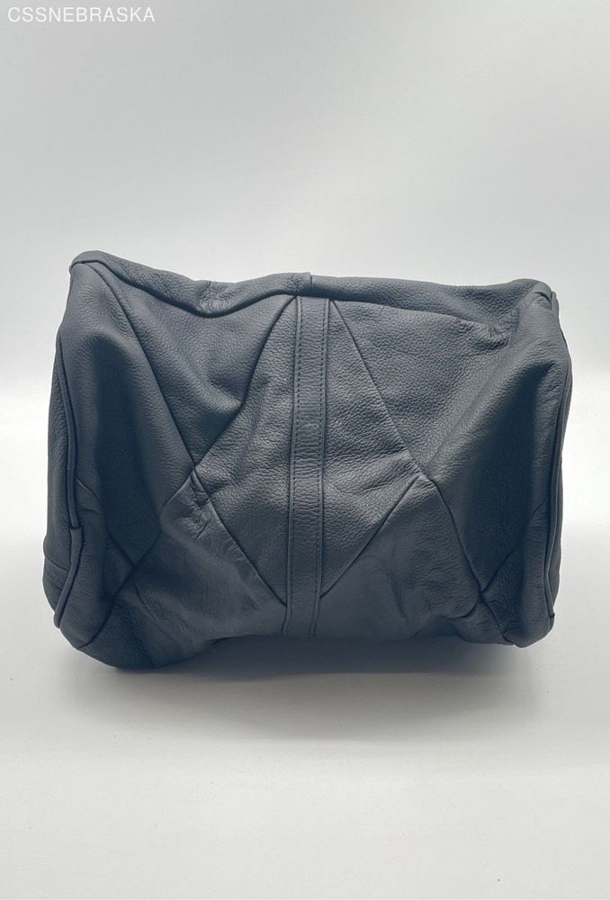 Carroll Black Leather Accessory Bag